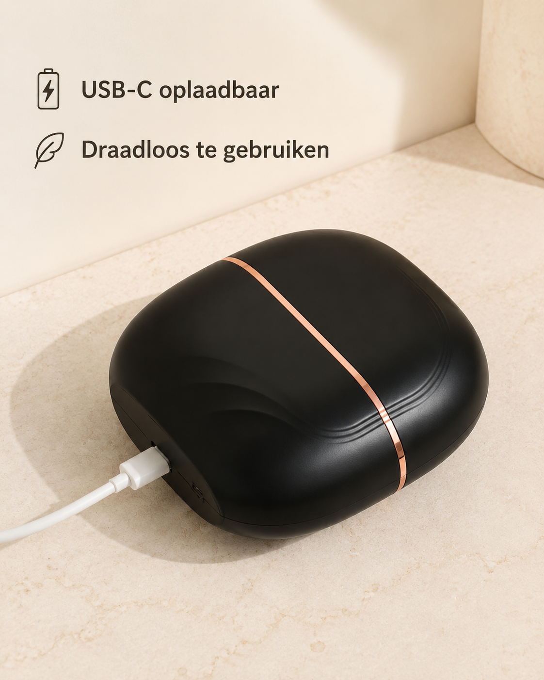 SleekPro™ – Mini cepillo alisador inalámbrico